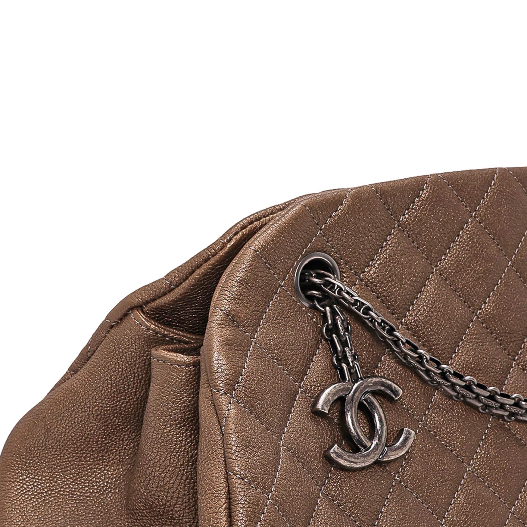 Chanel - Brown Vintage Bowling Bag